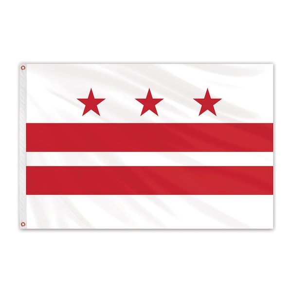 District of Columbia Outdoor Nylon Flag 4'x6'